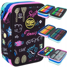 Coolpack Piórnik Trzykomorowy z Wyposażeniem Jumper3 Tennis F067691