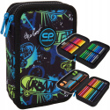 Coolpack Piórnik Dwukomorowy z Wyposażeniem Jumper2 Skate NightF066935