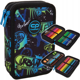 Coolpack Piórnik Dwukomorowy z Wyposażeniem Jumper2 Skate NightF066935