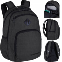 Coolpack Plecak Dwukomorowy Młodzieżowy Czarny Break Snow Black E24020
