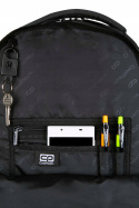 Coolpack Plecak Dwukomorowy Młodzieżowy Czarny Break Snow Black E24020