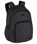 Coolpack Plecak Dwukomorowy Młodzieżowy Czarny Break Snow Black E24020