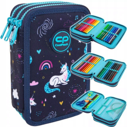 Coolpack Piórnik Trzykomorowy z Wyposażeniem Jumper 3 Unicorn F067935