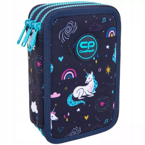 Coolpack Piórnik Trzykomorowy z Wyposażeniem Jumper 3 Unicorn F067935 Coolpack Piórnik Trzykomorowy z Wyposażeniem Jumper 3 Unicorn F067935