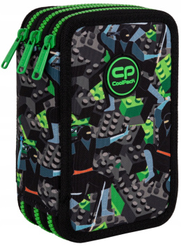 Coolpack Piórnik Trzykomorowy z Wyposażeniem Kids From The Blocks F823