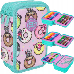 Coolpack Piórnik Trzykomorowy z Wyposażeniem Jumper 3 Donuts F067665