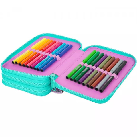 Coolpack Piórnik Trzykomorowy z Wyposażeniem Jumper 3 Donuts F067665 Coolpack Piórnik Trzykomorowy z Wyposażeniem Jumper 3 Donuts F067665