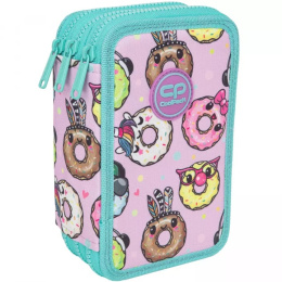 Coolpack Piórnik Trzykomorowy z Wyposażeniem Jumper 3 Donuts F067665