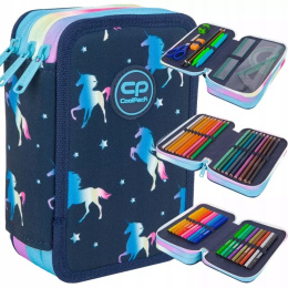 Coolpack Piórnik Trzykomorowy z Wyposażeniem Jumper3 Unicorn F067670
