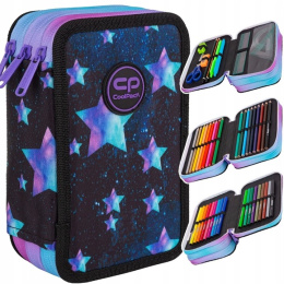 Coolpack Piórnik Trzykomorowy z Wyposażeniem Jumper3 Star NightF067830
