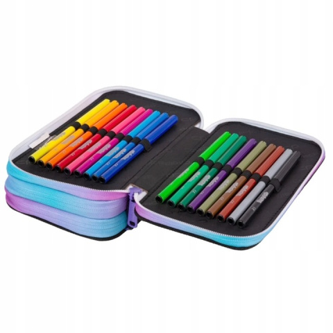 Coolpack Piórnik Trzykomorowy z Wyposażeniem Jumper3 Star NightF067830 Coolpack Piórnik Trzykomorowy z Wyposażeniem Jumper3 Star NightF067830