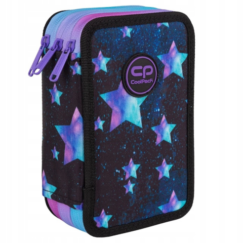 Coolpack Piórnik Trzykomorowy z Wyposażeniem Jumper3 Star NightF067830 Coolpack Piórnik Trzykomorowy z Wyposażeniem Jumper3 Star NightF067830