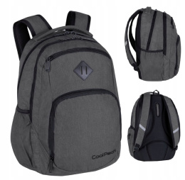 Coolpack Plecak Dwukomorowy Młodzieżowy Szary Break Snow Grey E24021