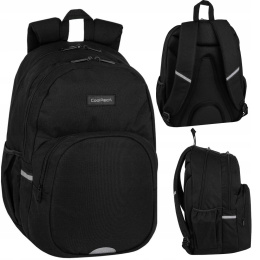 Coolpack Plecak Dwukomorowy Młodzieżowy Rider Black Collection F141877