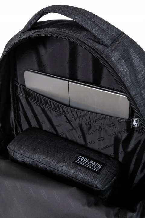 Coolpack Plecak Trzykomorowy Młodzieżowy Czarny Soul Snow Black C10164 Coolpack Plecak Trzykomorowy Młodzieżowy Czarny Soul Snow Black C10164