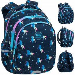 Coolpack Plecak Dwukomorowy dla Klas 1-3 Jerry Blue Unicorn F029670