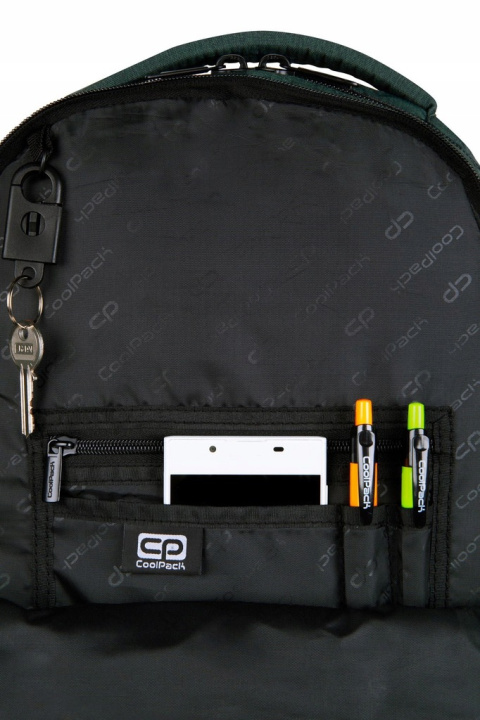 Coolpack Plecak Młodzieżowy Zielony Duży Break Snow Green E24022 Coolpack Plecak Młodzieżowy Zielony Duży Break Snow Green E24022