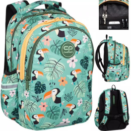 Coolpack Plecak Trzykomorowy dla Klas 1-3 Joy S Toucans Tukany F048662