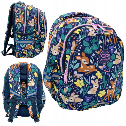 Coolpack Plecak Trzykomorowy dla Klas 1-3 Jerry Oh My Deer F029664 Coolpack Plecak Trzykomorowy dla Klas 1-3 Jerry Oh My Deer F029664
