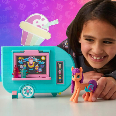 My Little Pony Zestaw Ciężarówka Smoothie Kucyk Sunny Starscout F6339 My Little Pony Zestaw Ciężarówka Smoothie Kucyk Sunny Starscout F6339