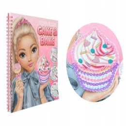TOP MODEL Szkicownik Kolorowanka Naklejki Cake & Bake 13386