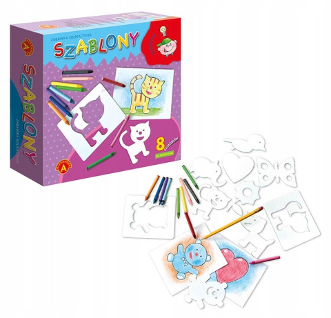 Alexander Gra Edukacyjna Szablony dla Dziewczynek 8 wzorów 05783 Alexander Gra Edukacyjna Szablony dla Dziewczynek 8 wzorów 05783
