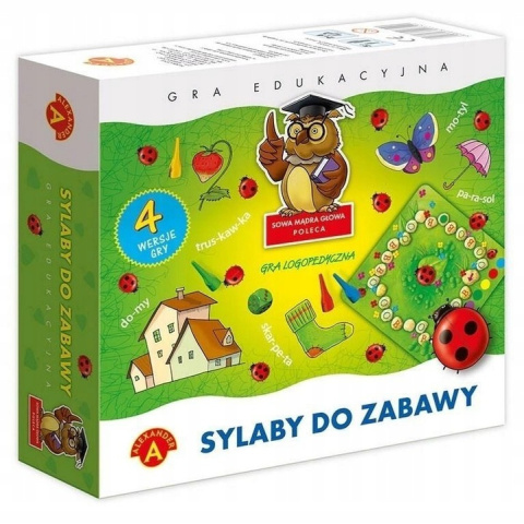 Alexander Gra Sylaby do Zabawy Sowa Mądra Głowa 03611 Alexander Gra Sylaby do Zabawy Sowa Mądra Głowa 03611