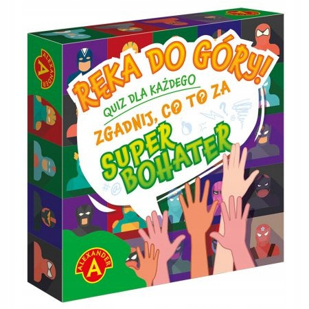 Alexander Gra Quiz Ręka do Góry! Zgadnij co to za Superbohater 27495 Alexander Gra Quiz Ręka do Góry! Zgadnij co to za Superbohater 27495
