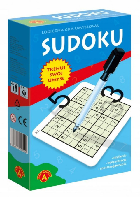 Alexander Gra Logiczna Sudoku Mini 13504 Alexander Gra Logiczna Sudoku Mini 13504