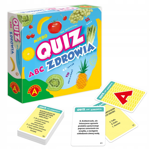 Alexander Kieszonkowa Edukacyjna Gra Quiz ABC Zdrowia 28676 Alexander Kieszonkowa Edukacyjna Gra Quiz ABC Zdrowia 28676