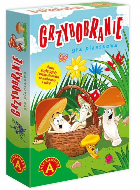 Alexander Gra Rodzinna Grzybobranie wersja Kieszonkowa 26665 Alexander Gra Rodzinna Grzybobranie wersja Kieszonkowa 26665