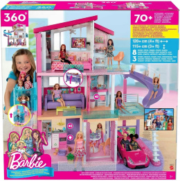Barbie Zestaw DreamHouse Domek dla Lalek Willa Winda Basen 115cm GNH53