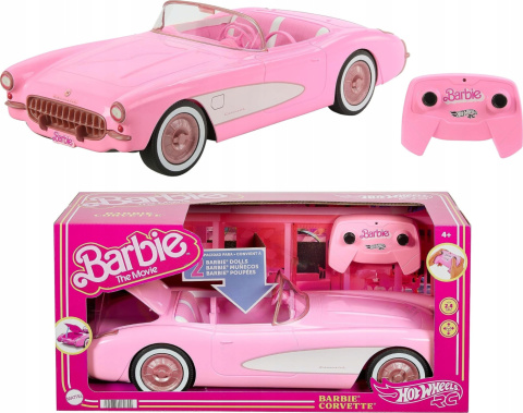 Barbie The Movie Zestaw Corvette Kabriolet RC Hot Wheels HPW40