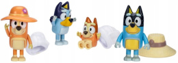 Bluey Zestaw Figurek Rodzinna Wycieczka Piesków 4-pak BLU17654