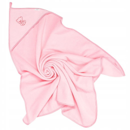 BocioLand Okrycie Kąpielowe Ręcznik dla Malucha 100x100cm Róż BOC0111
