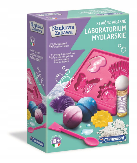 Clementoni Zestaw Kreatywny Laboratorium Mydlarskie 8+ 60949