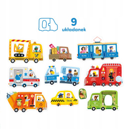 CzuCzu Pierwsze Puzzle Pojazdy 28 elementów 93617