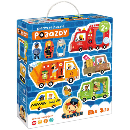 CzuCzu Pierwsze Puzzle Pojazdy 28 elementów 93617