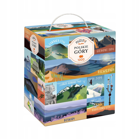 CzuCzu Puzzlove Puzzle Rodzinne Polskie Góry 1000 elementów 93839 CzuCzu Puzzlove Puzzle Rodzinne Polskie Góry 1000 elementów 93839