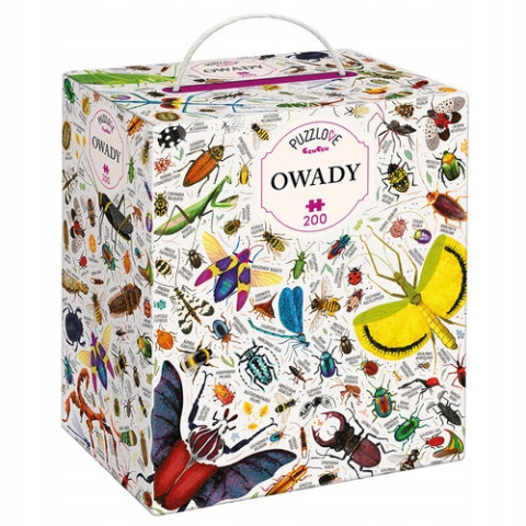CzuCzu Puzzlove Puzzle Rodzinne Owady 200 elementów 93631 CzuCzu Puzzlove Puzzle Rodzinne Owady 200 elementów 93631