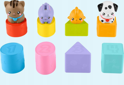 Fisher Price Sorter Transporter Klocki Zabawka dla Niemowląt 6m+ HTW93 Fisher Price Sorter Transporter Klocki Zabawka dla Niemowląt 6m+ HTW93