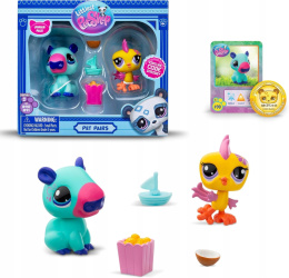 Littlest Pet Shop Zestaw 2-pak Kapibara i Papużka #90 #91 LPS00620