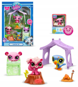Littlest Pet Shop Zestaw Kempingowy Camping Set 3 Figurki LPS00574
