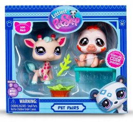 Littlest Pet Shop Zestaw 2-pak Żyrafa i Leniwiec #92 #93 LPS00620