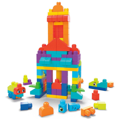 Mega Bloks Duży Zestaw Torba z Klockami 150el. Fisher Price HHM96 Mega Bloks Duży Zestaw Torba z Klockami 150el. Fisher Price HHM96