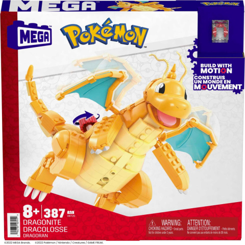 Mega Construx Pokemon Zestaw Dragonite 387el. HKT25 Mega Construx Pokemon Zestaw Dragonite 387el. HKT25