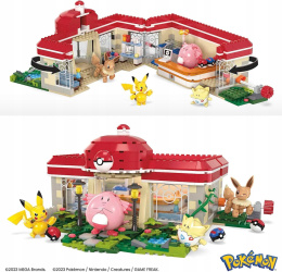 Mega Construx Pokemon Zestaw Leśne Centrum Pokemonów 648el. HNT93