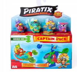 Piratix Seria 2 Shark Treasure Zestaw Captain Pack Double Axe