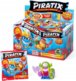 Piratix Seria 2 Shark Treasure Saszetka Niespodzianka z Figurką 1 szt