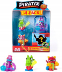 Piratix Seria 2 Zestaw 4-pack Shark Treasure 4 Figurki